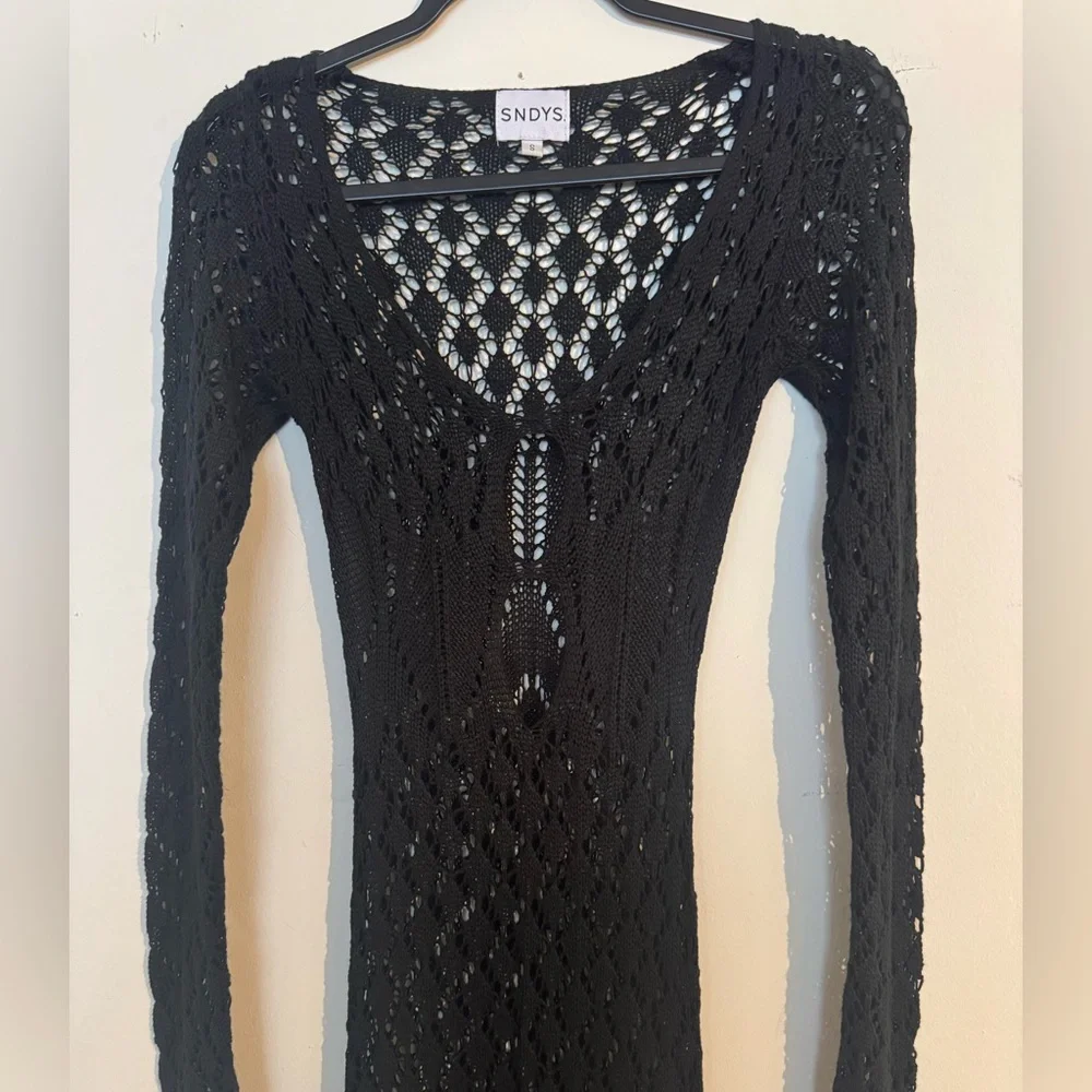 Crochet maxi dress
